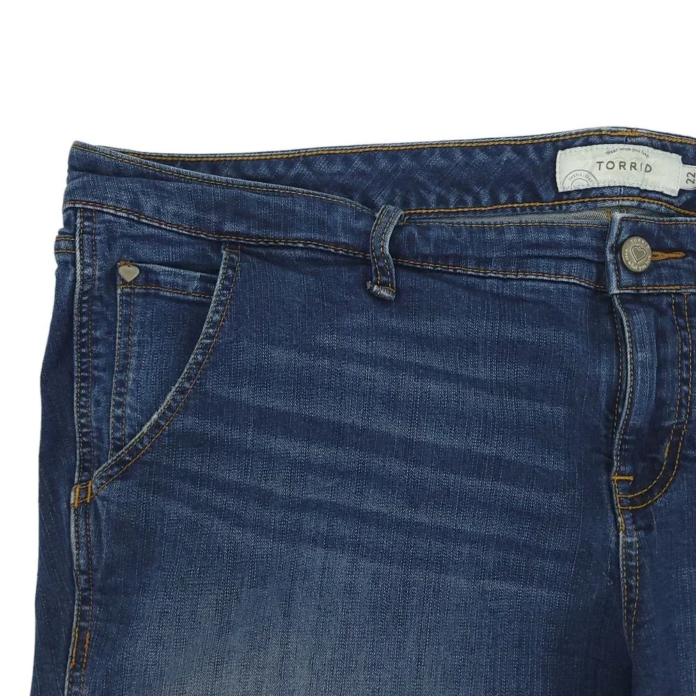 torrid denim cut